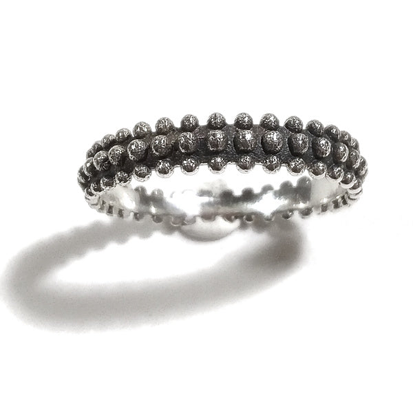 Anello VIDAAI d'argento in argento 925 Anello fede sarda | ANELLI ARGENTO