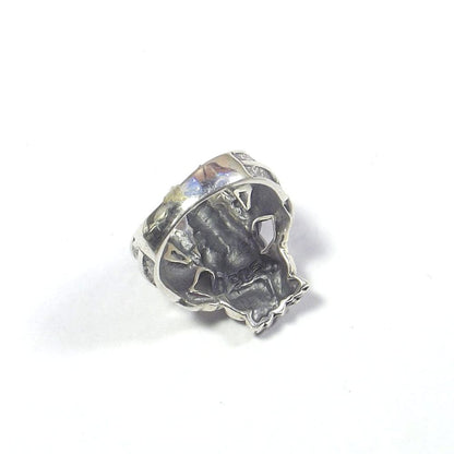 ANELLO GANESH danzante in argento 925 - GHORAWAL
