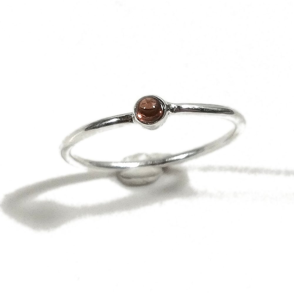Anello sovrapponibile in argento 925 con pietra Le LUCCIOLE