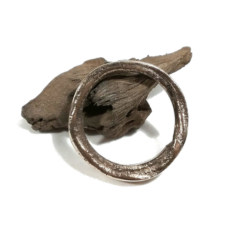 Anello "SOLOTE" in bronzo da donna o uomo misura 17 - 19 | Incisione artigianale