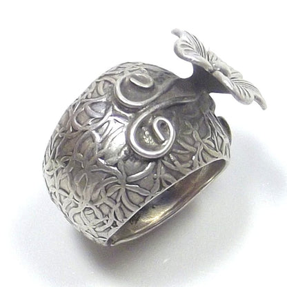 Anello KAREN argento 925 forma di fiore - etnico