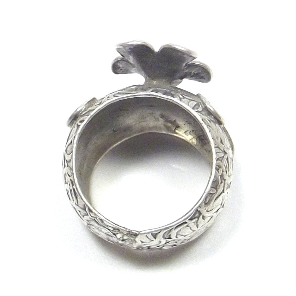 Anello KAREN argento 925 forma di fiore - ETNICO – immagine5