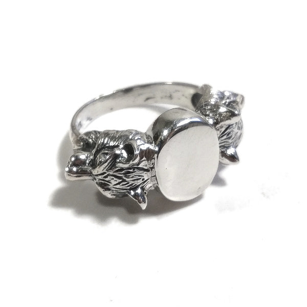Anello lupo argento shop