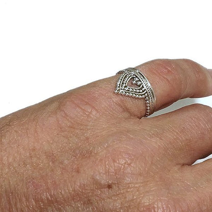ANELLO artigianale in argento 925 - AMATA