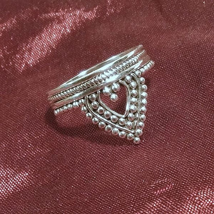 ANELLO artigianale in argento 925 - AMATA