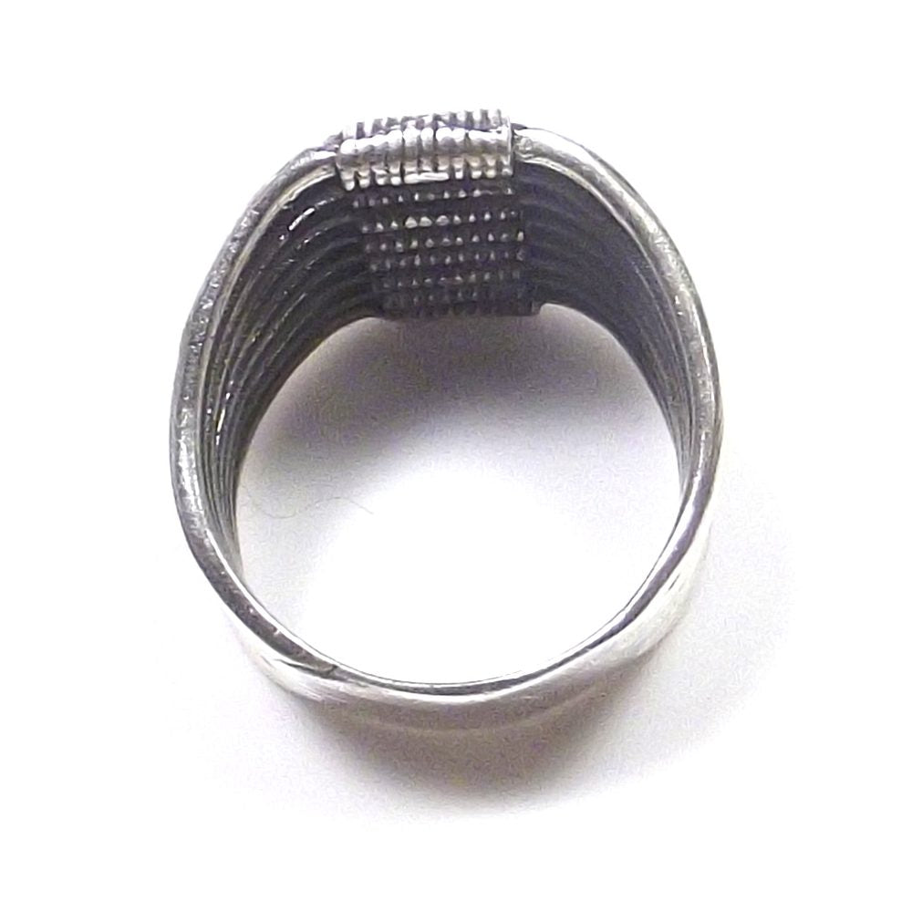 Anello in argento 925 brunito - Millefedi – immagine6