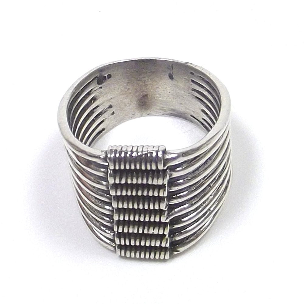 Anello in argento 925 brunito - Millefedi – immagine4