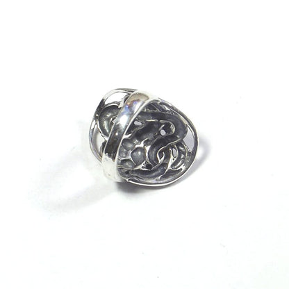 Anello in argento 925 a forma nido di SERPENTI – immagine4
