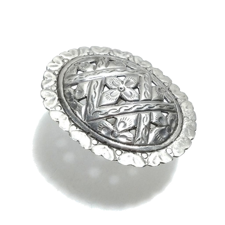 ANELLO ETNICO in argento 925 Anello d'argento OVALE | GIOIELLI ETNICI