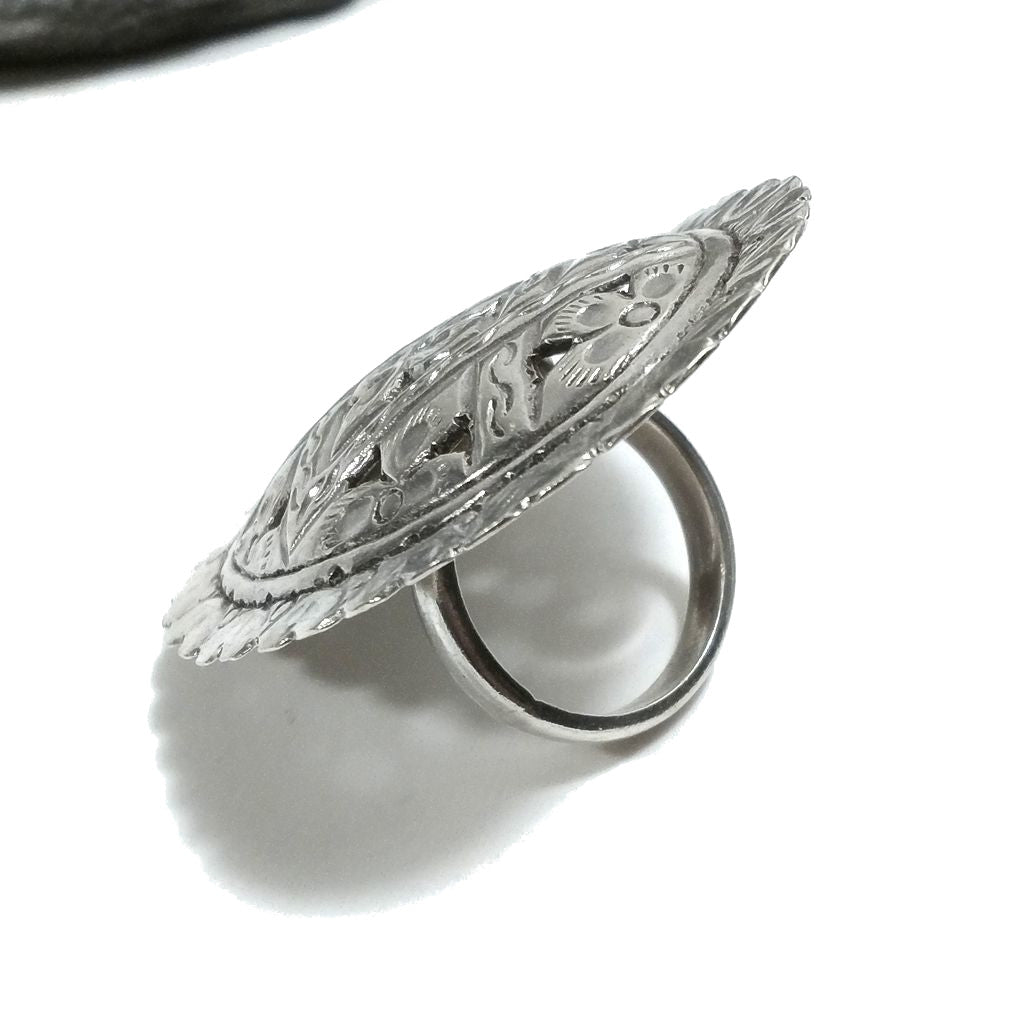 ANELLO ETNICO in argento 925 Anello d'argento OVALE | GIOIELLI ETNICI