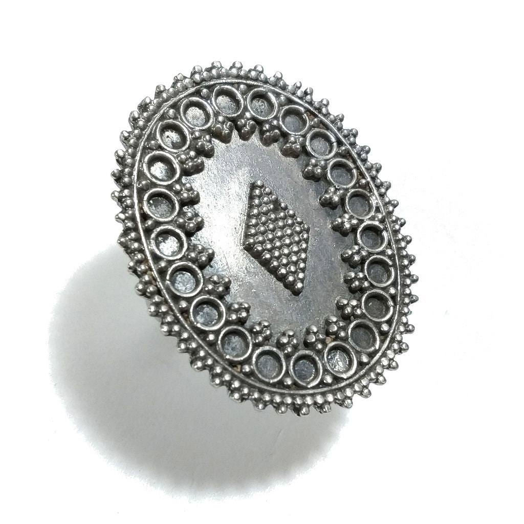 ANELLO ETNICO in argento 925 | Anello d'argento COCKTAIL | GIOIELLI ETNICI