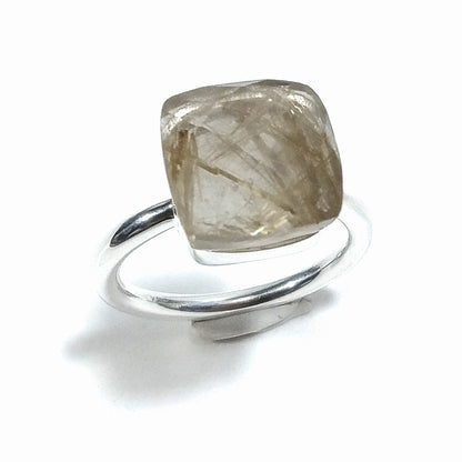 Anello con pietra in argento 925 con quarzo rutilato| GIOIELLI IN ARGENTO pomellato