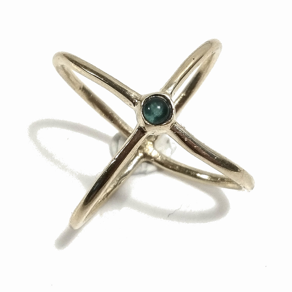 ANELLO Contemporaneo artigianale in ottone | Design | Gioielli in ottone – immagine6