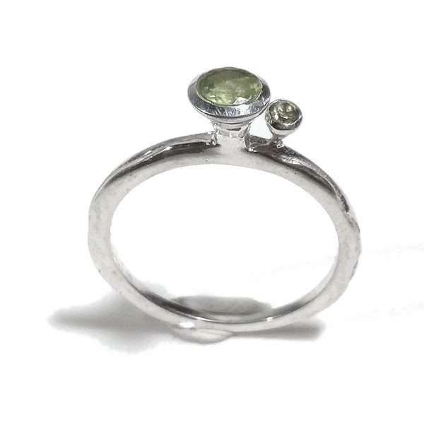 ANELLO artigianale in argento 925 Anello con pietra Labradorite, Granato | GIOIELLI IN ARGENTO