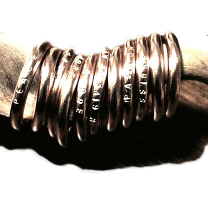 Anello personalizzato con nome in bronzo - SOLOTE