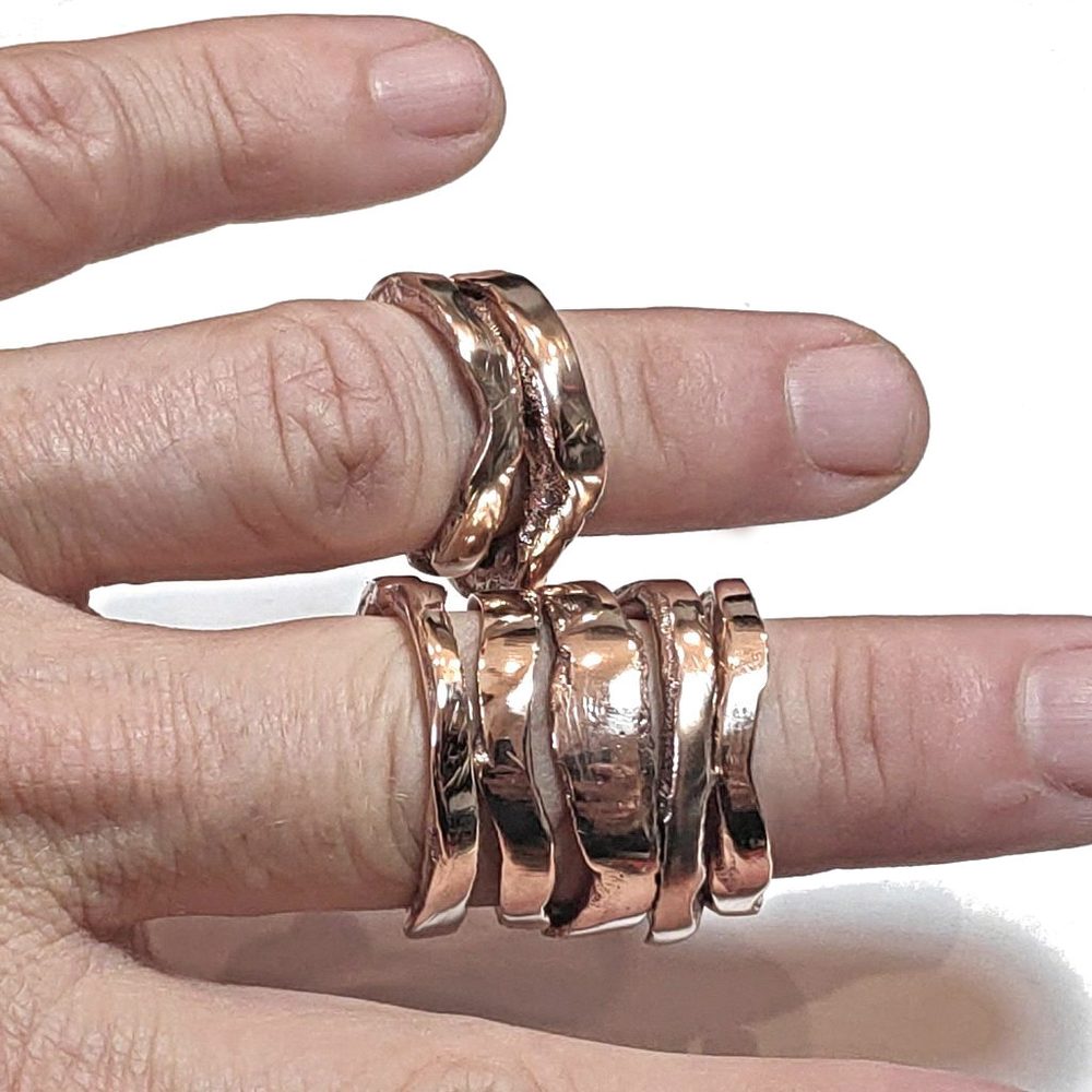 Anello in bronzo personalizzabile SOLOTE misura 25 - 26