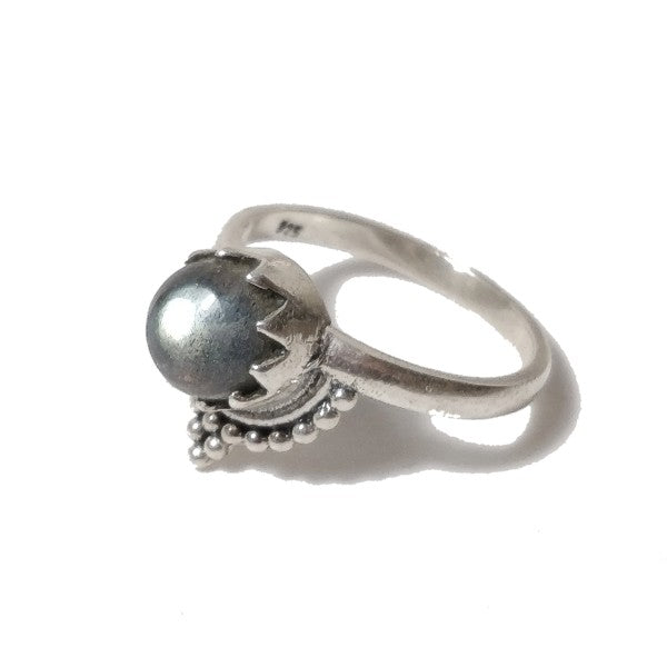 Anello ETNICO FULKI con pietra in argento 925 con Pietra | GIOIELLI ETNICI