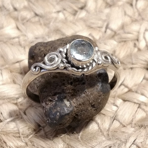 Anello ETNICO FALGUNI con pietra in argento 925 con Pietra | GIOIELLI ETNICI