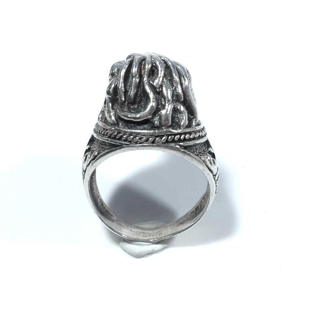 Anello d'argento in argento 925 ANELLO artigianale | Testa di LEONE – immagine6