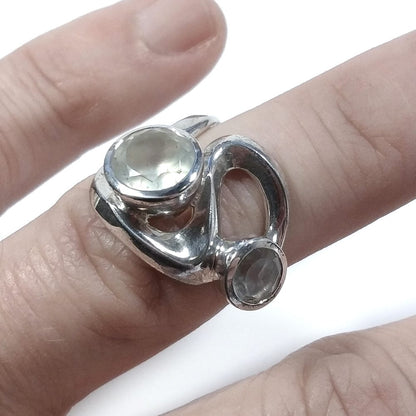 Anello con pietra in argento 925 artigianale - RASJ