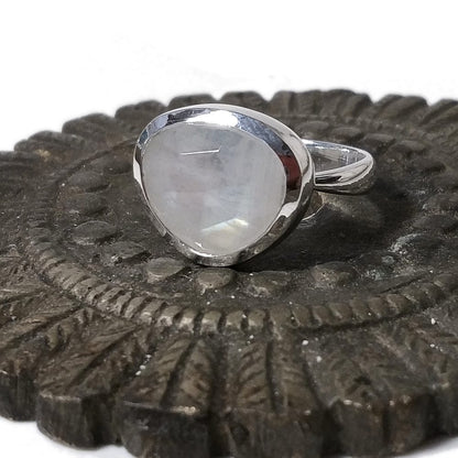 Anello TRIANGOLO in argento 925 con pietra - AMANDA