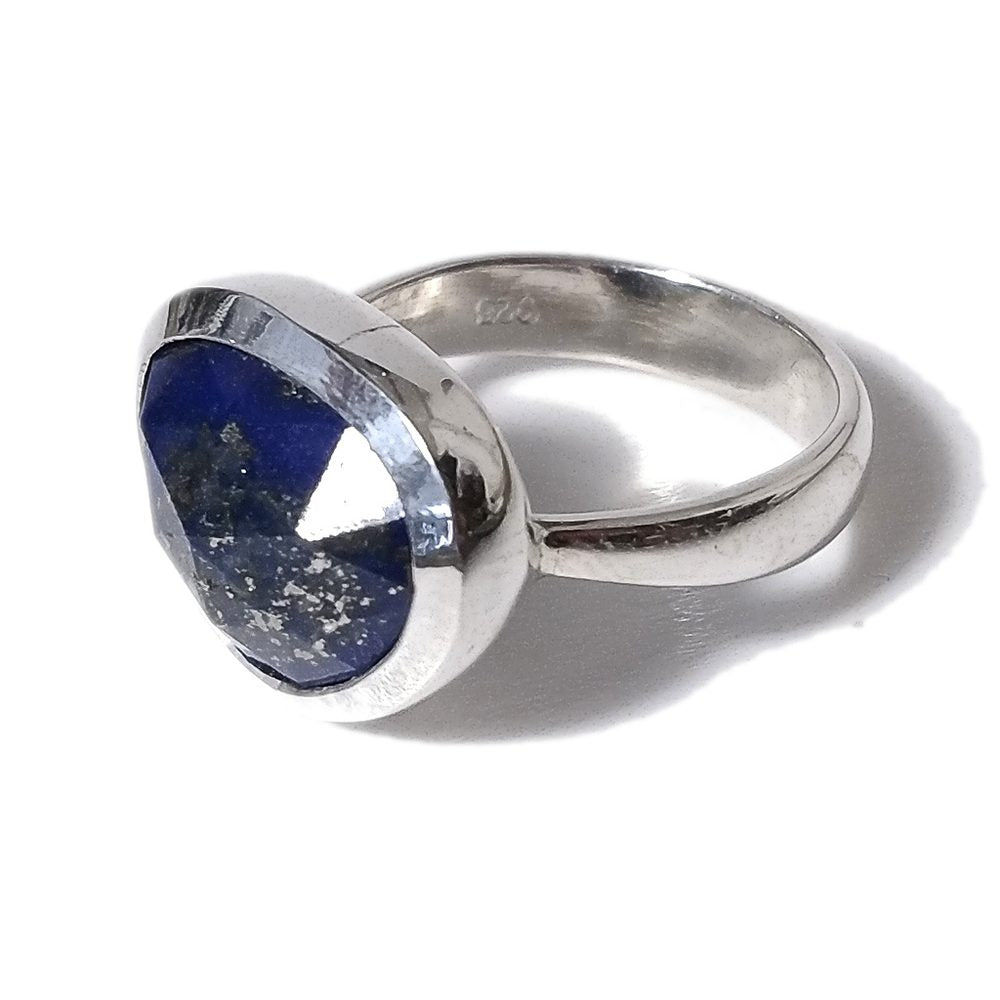 Anello TRIANGOLO in argento 925 con pietra - AMANDA