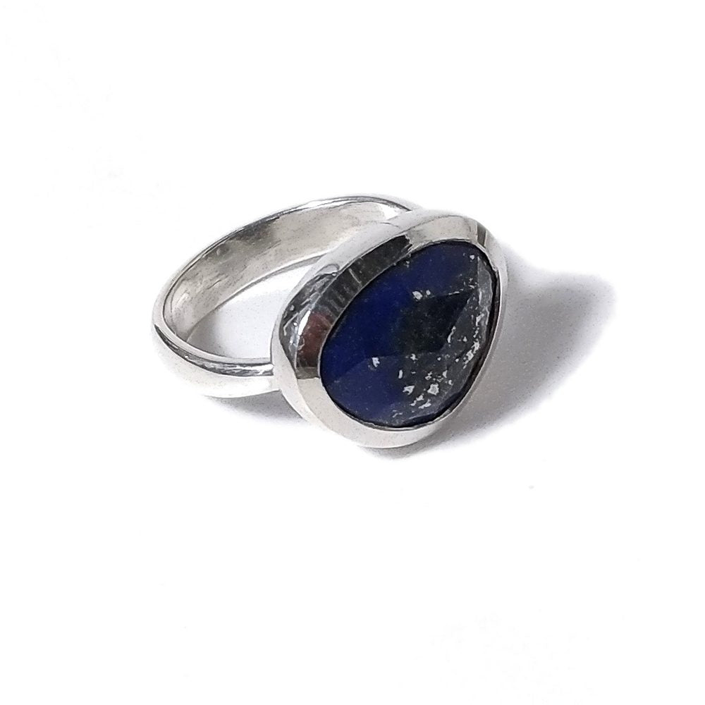 Anello TRIANGOLO in argento 925 con pietra - AMANDA