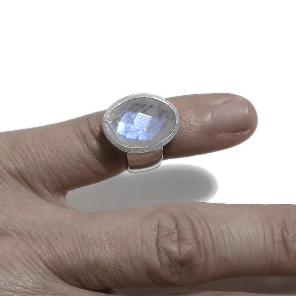 ANELLO NURRIN artigianale in argento 925 con PIETRA | Gioielli in argento – immagine3