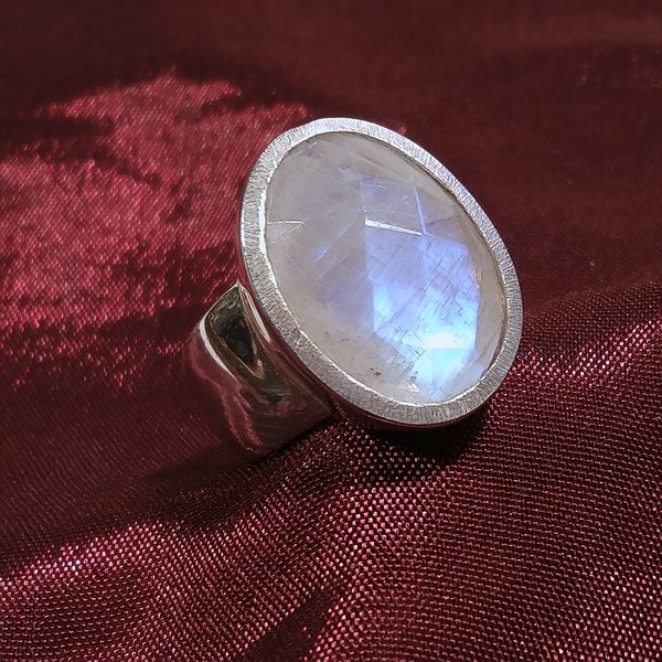 ANELLO NURRIN artigianale in argento 925 con PIETRA | Gioielli in argento – immagine4