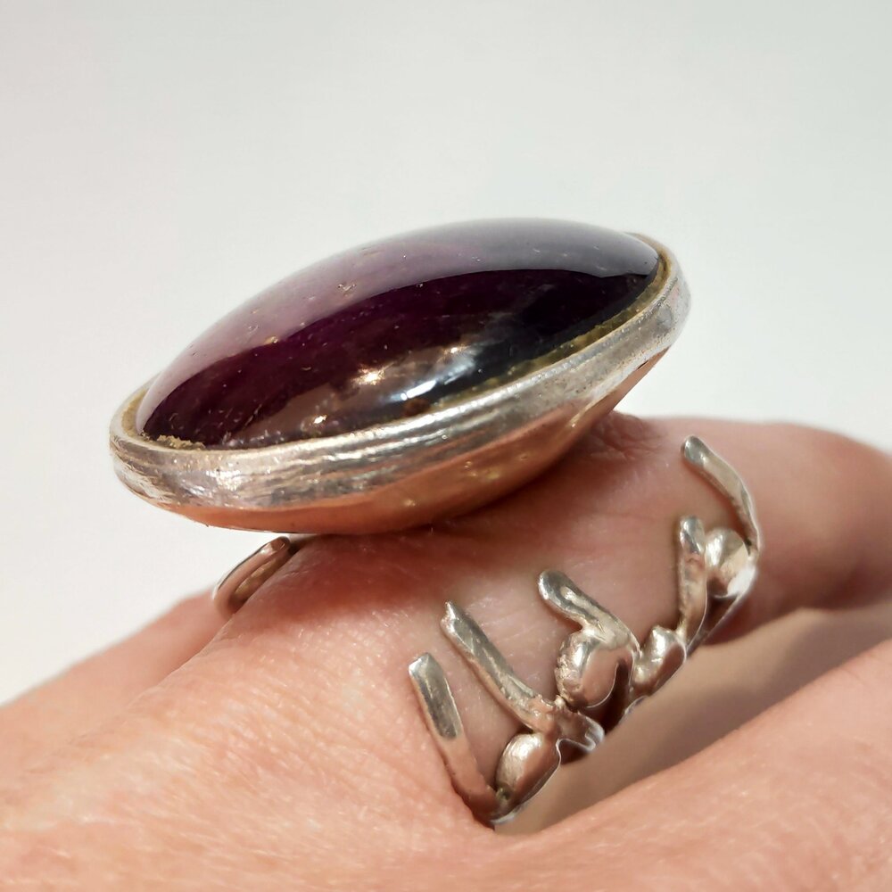 Anello rubino stellato GARWHA - collezione bronzeage1968