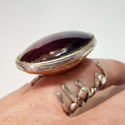 Anello rubino stellato GARWHA - collezione bronzeage1968