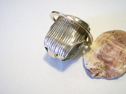 Anello quarzo rutilato realizzato in bronzo - bronzeage1968 – immagine4