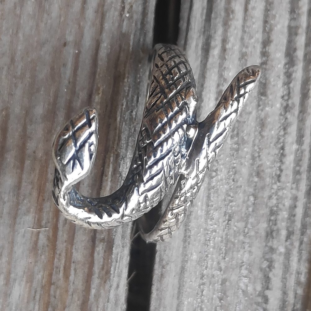 Anello in argento 925 a forma di SERPENTE