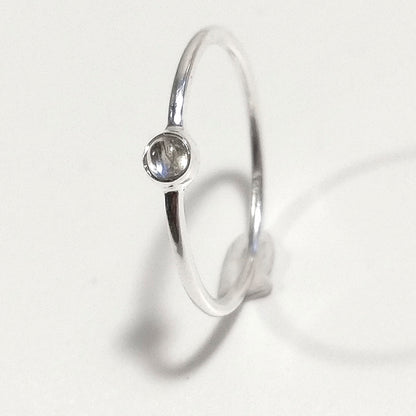 Anello sovrapponibile in argento 925 con pietra Le LUCCIOLE