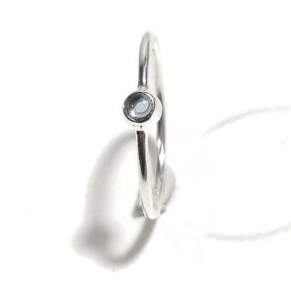 Anello sovrapponibile in argento 925 con pietra Le LUCCIOLE