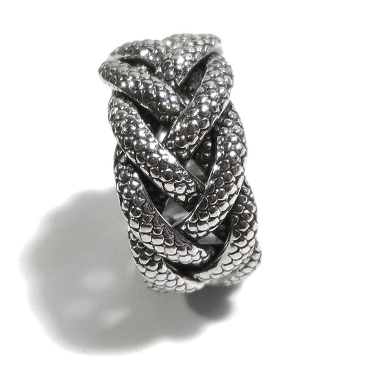ANELLO pelle di serpente NIKHIL in argento 925 anello artigianale | anello ARGENTOANELLO pelle di serpente NIKHIL in argento 925 anello artigianale | anello ARGENTO