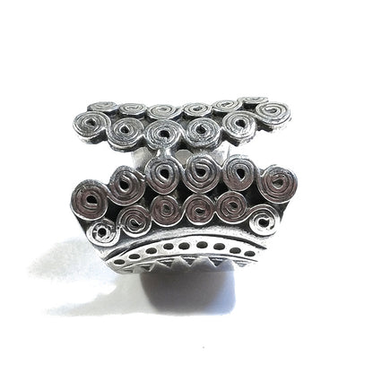 ANELLO fascia MARIN in argento 925 ANELLO artigianale | GIOIELLI ETNICI