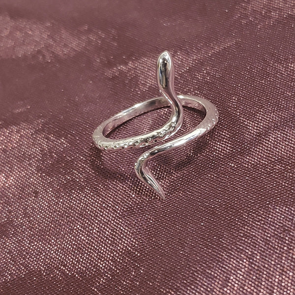 ANELLO SERPENTE in argento 925 ANELLO artigianale | GIOIELLI ETNICI
