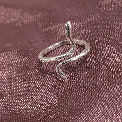 ANELLO SERPENTE in argento 925 ANELLO artigianale | GIOIELLI ETNICI