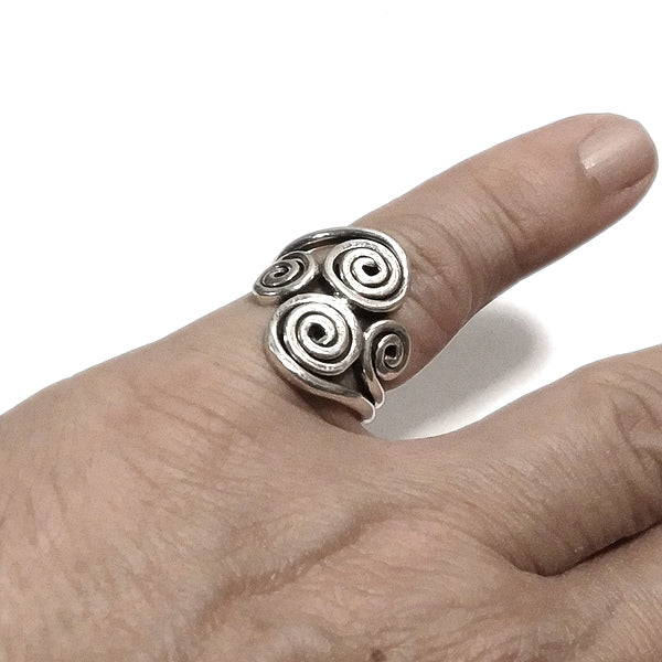 ANELLO etnico AMARA in argento 925 ANELLO artigianale | ANELLO ARGENTO