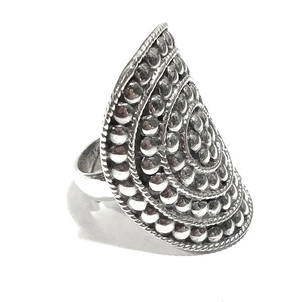 ANELLO ETNICO ALISHA in argento 925 ANELLO artigianale | ANELLO ARGENTO – immagine2