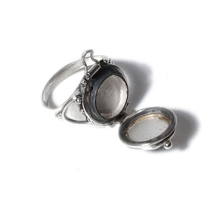 ANELLO KASHI argento 925 veleno puntinato apribile