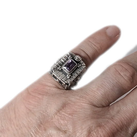 ANELLO VARANASI argento 925 veleno con pietra | Gioielli etnici