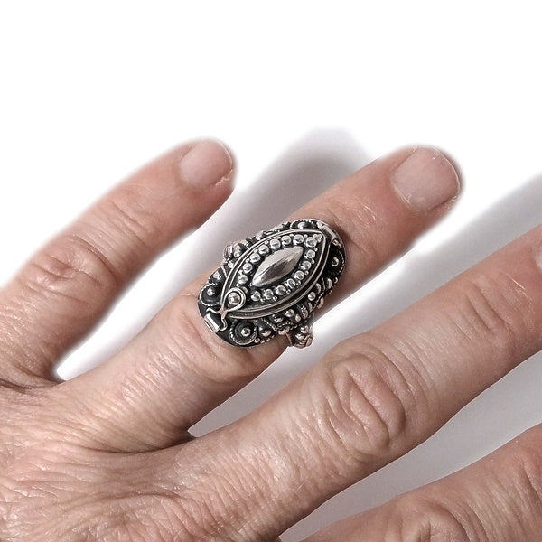 ANELLO RISHI argento 925 veleno | Gioielli etnici