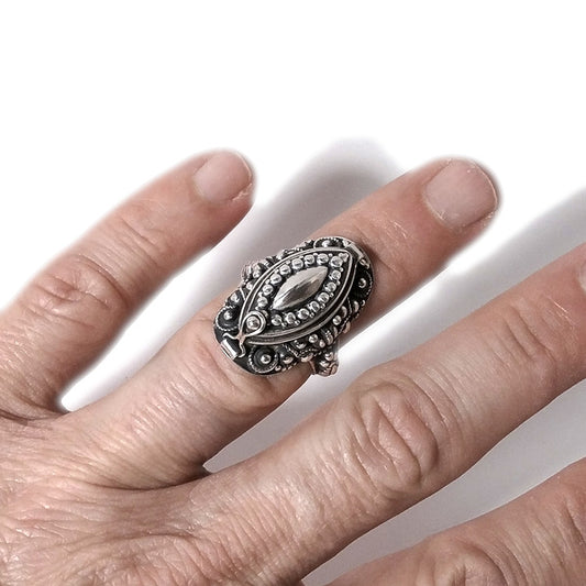 ANELLO RISHI argento 925 veleno | Gioielli etnici