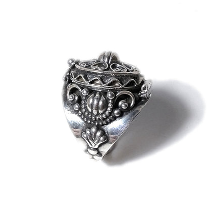 ANELLO BALA argento 925 veleno puntinato tondo | Gioielli etnici
