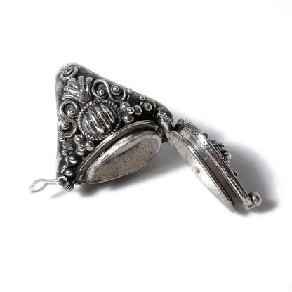 ANELLO AMLA argento 925 veleno puntinato goccia | Gioielli etnici