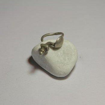 Orecchino ETNICO argento decorato - KALA – immagine2