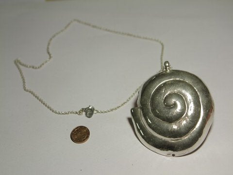 freeitalianjewels - Ciondolo spirale argento - ilmondodiwit - Collana