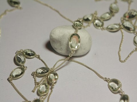 freeitalianjewels - Collana lunga d'argento con pietre - ilmondodiwit - Collana
